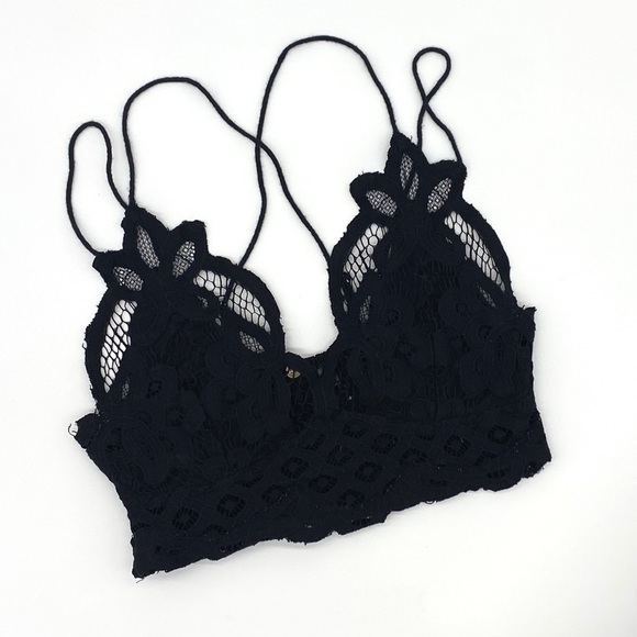 Free People Other - Black Free People Adore Bralette Size Small